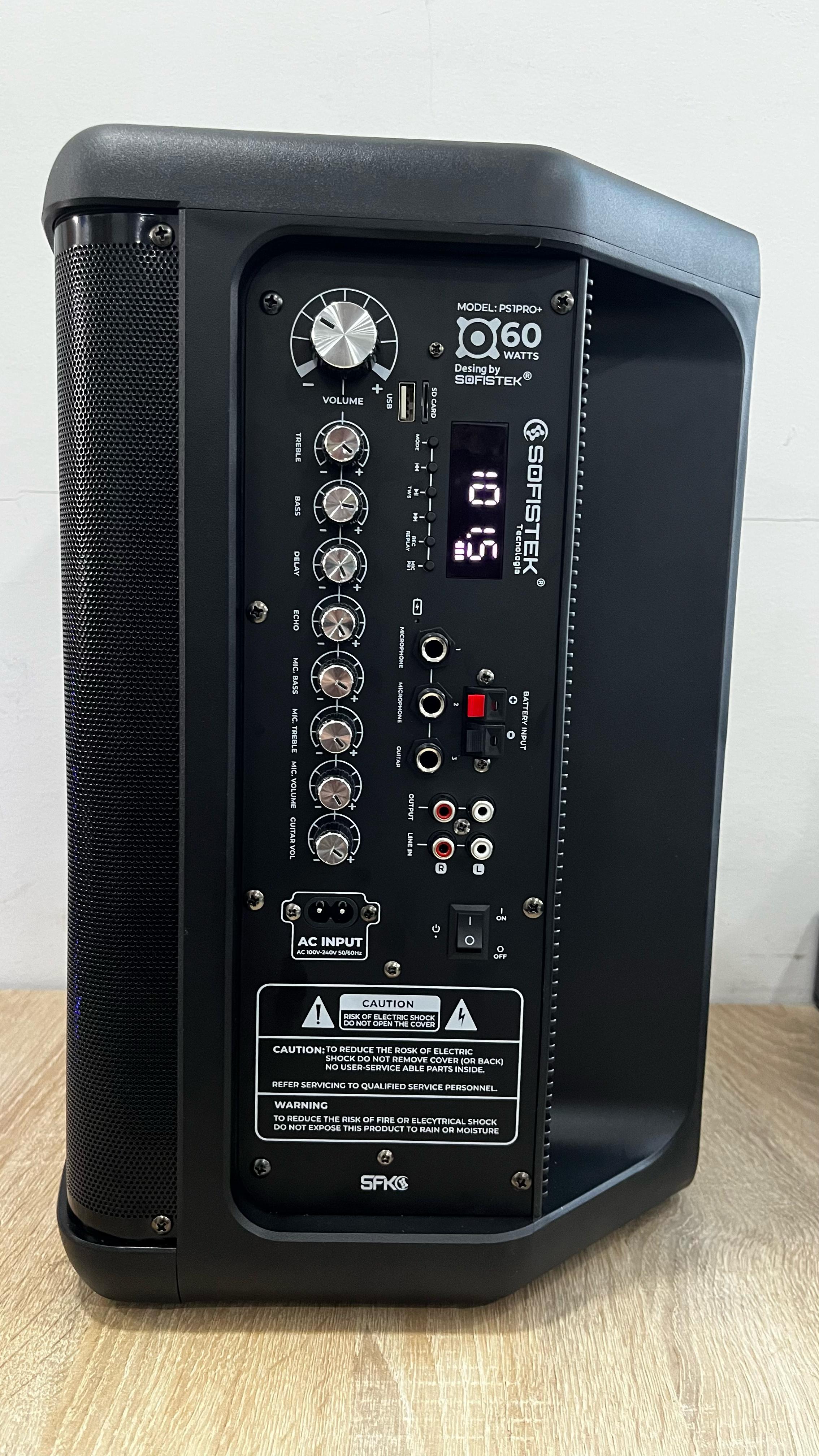 Miniatura 3 de CABINA "8" 60W CON MICROFONO INALAMBRICO